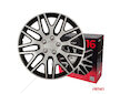 Poklice Dakar 16” černo-stříbrná sada 4ks COLOR BOX