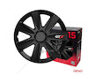 Poklice GTX 15” černý karbon sada 4ks COLOR BOX