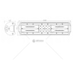 Pracovní LED světlo rampa 60LED COMBO, 10-24V, 90W, 3900lm, homologace