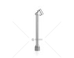Prodlužovací adaptér na huštění pneumatik 1/4", 8mm, s oboustrannou koncovkou GEKO