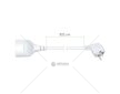 Prodlužovací přívod RPC 43, 5 m, 1 zásuvka, 3 x 1,0 mm² RETLUX