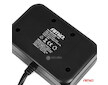 Prodlužovací zásuvka 1x USB-A 1x USB-C QC4.0 12V/24V 120W 80cm AMiO-04365