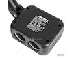 Prodlužovací zásuvka 2x USB-A 1x USB-C 12/24V 100W 180° AMiO-04357