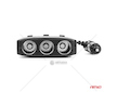 Prodlužovací zásuvka 2x USB-A ON/OFF LED 12/24V 100W 70cm AMiO-04363