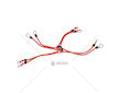 Pružné upínače 8-ramenní 60cm o7mm BSTRAP-01