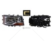 REFLEKTOR SCANIA P/G/R/S PRAWY Z LAMPA TANGDE TD01-52-027R