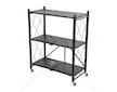 Regál Racks RAW3T, kovový, na kolečkách, 3 police, 870 x 720 x 340 mm, 150 kg