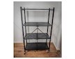 Regál Racks RAW3T, kovový, na kolečkách, 3 police, 870 x 720 x 340 mm, 150 kg