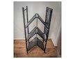 Regál Racks RAW3T, kovový, na kolečkách, 3 police, 870 x 720 x 340 mm, 150 kg