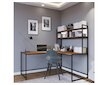 Rohový psací stůl - Hanah Home Study Desk L203 Walnut