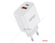 Síťová nabíječka PRO-09 USB+USB-C 20W Quick Charge 230V AMiO-02935
