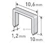 Spony, balení 1000ks, 10mm, 10,6x0,52x1,2mm EXTOL PREMIUM