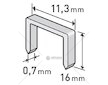 Spony, balení 1000ks, 16mm, 11,3x0,52x0,70mm, EXTOL PREMIUM