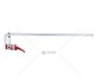 Svěrka rychloupínací ráčnová, typu F, 800 x 120 mm, kovaná GEKO