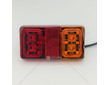 Světlo zadní LED 12V/24V 140x75x20mm přívěsný vozík