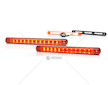 Svítilna kompletní LED zadní 12-24V 3-funkční SLIM WAS W232/1505