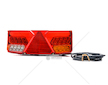 Svítilna kompletní LED zadní 12-24V 8-funkční  pravá WAS W137DP/1039SCHL