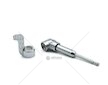 Úhlový nástavec pro šroubovák, vrtačku 130mm, 1/4" GEKO