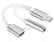 USB adaptér USB-C, jack 3,5mm, 13cm KAXL