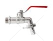Ventil zahradní, vstup 1/2", výstup 3/4" + hadičník 1/2" - GEKO
