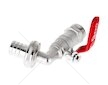 Ventil zahradní, vstup 3/4", výstup 3/4" + hadičník 3/4" - GEKO