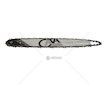Vodící lišta na řetězové pily 38 cm a 2 řetězy 15" | 64 | 1,5mm | 0,325"  CATA