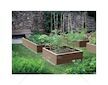 Vyvýšený záhon 1492x756x250 mm hnědý BASE WOODY