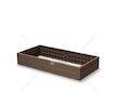 Vyvýšený záhon 1492x756x250mm, hnědý BASE WOODY