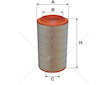 Vzduchový filtr WIX FILTERS 93236E