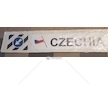 Zástěrka - lapač CZECHIA 2400x350mm, bílá s vlajkami