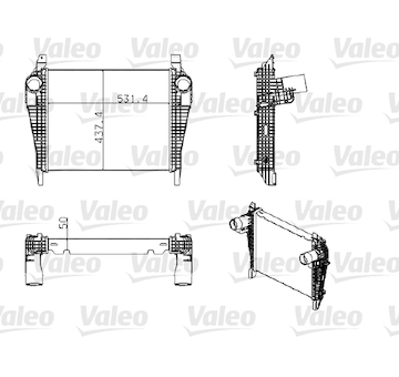 Chladič turba VALEO 818777