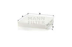 Filtr, vzduch v interiéru MANN-FILTER CU 2253