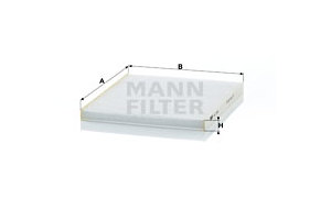 Filtr, vzduch v interiéru MANN-FILTER CU 2336