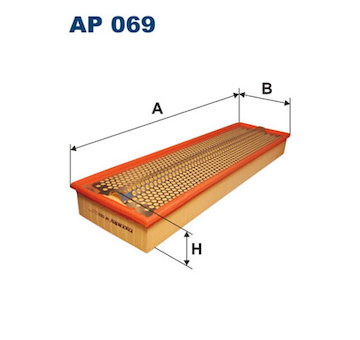 Vzduchový filtr FILTRON AP 069