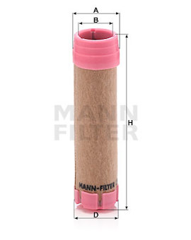 Filtr - sekundární vzduch MANN-FILTER CF 52/2