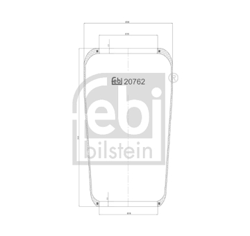 Mech, pneumaticke odpruzeni FEBI BILSTEIN 20762