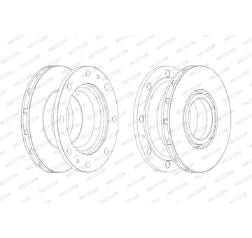 Brzdový kotouč FERODO FCR341A