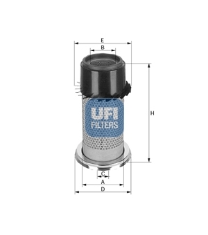 Vzduchový filtr UFI 27.229.00