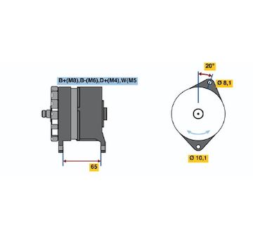 generátor BOSCH 0 120 468 140