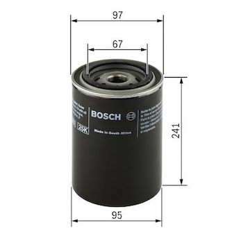 Olejovy filtr, manualni prevodovka BOSCH F 026 404 005