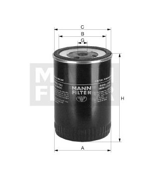 Palivový filtr MANN-FILTER WK 8215