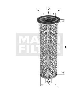 Filtr - sekundární vzduch MANN-FILTER C 19 157