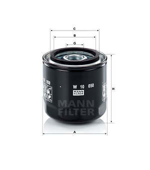 Olejový filtr MANN-FILTER W 10 050