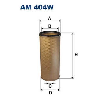 Filtr - sekundární vzduch FILTRON AM 404W
