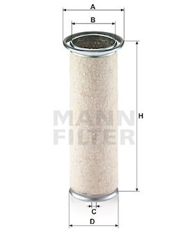 Filtr - sekundární vzduch MANN-FILTER CF 950