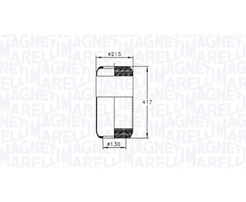 Mech, pneumaticke odpruzeni MAGNETI MARELLI 030607020026