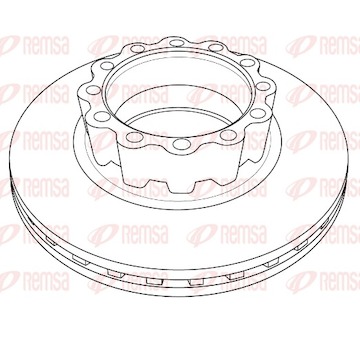 Brzdový kotouč REMSA NCA1230.20