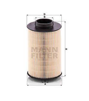 Palivový filtr MANN-FILTER PU 10 020 x