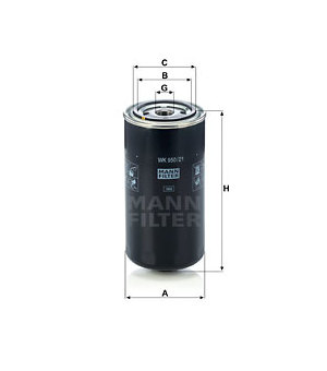 Palivový filtr MANN-FILTER WK 950/21