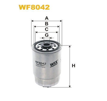 Palivový filtr WIX FILTERS WF8042